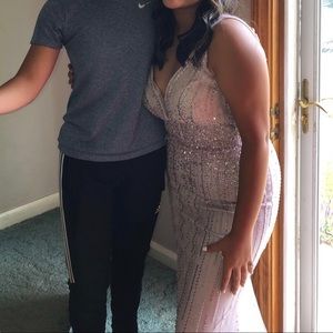 Pink mermaid Prom Dress